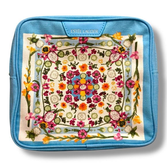 Estee Lauder Handbags - Estée Lauder Floral Cosmetic Bag